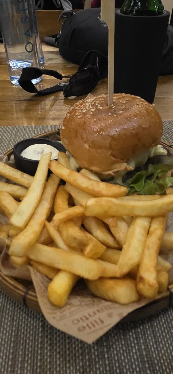 A plate of food at Crash, Kamala