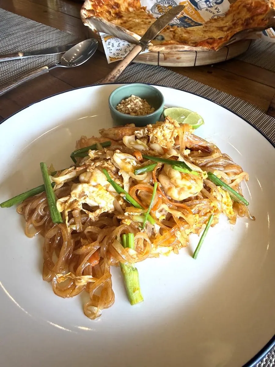 A plate of food at Crash, Kamala