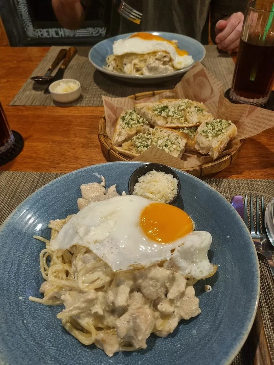 A plate of food at Crash, Kamala