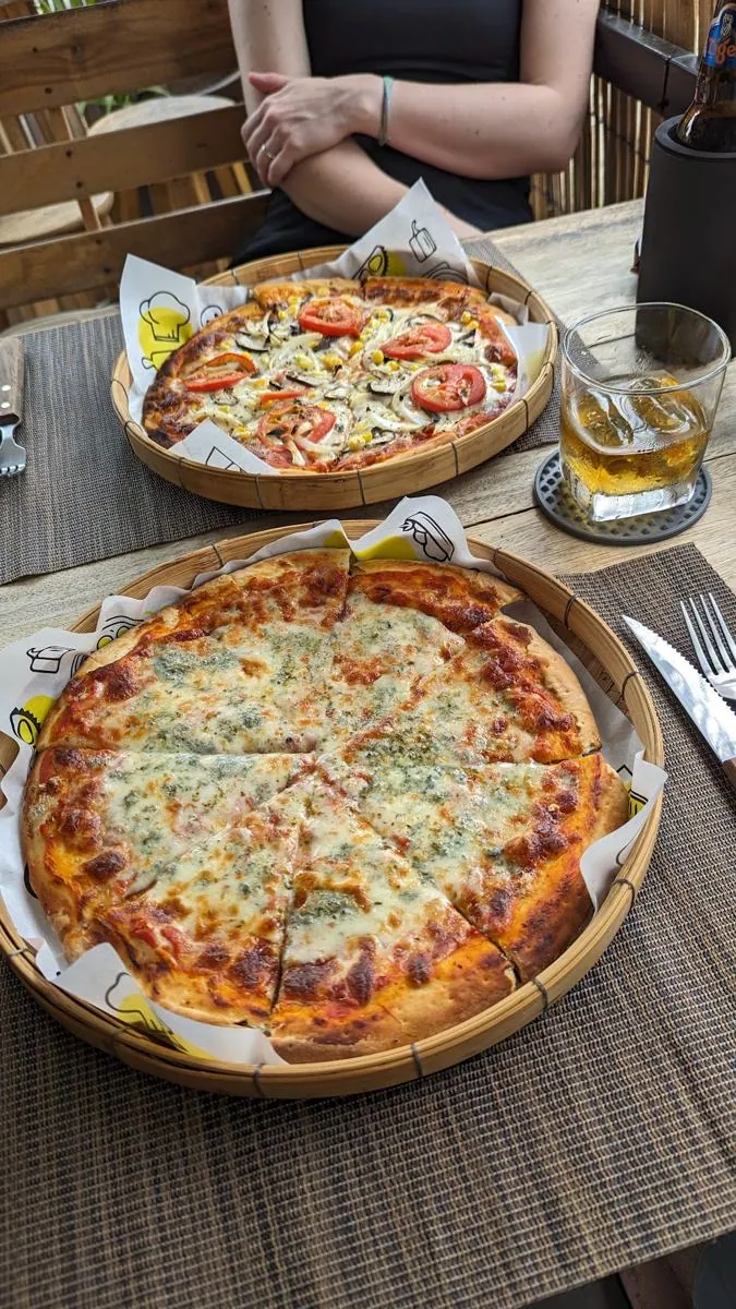 A plate of food at Crash, Kamala