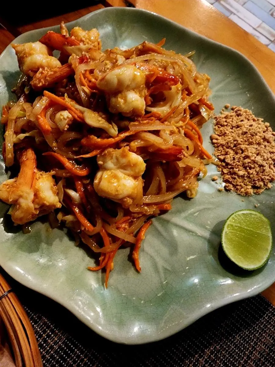 A plate of food at Crash, Kamala