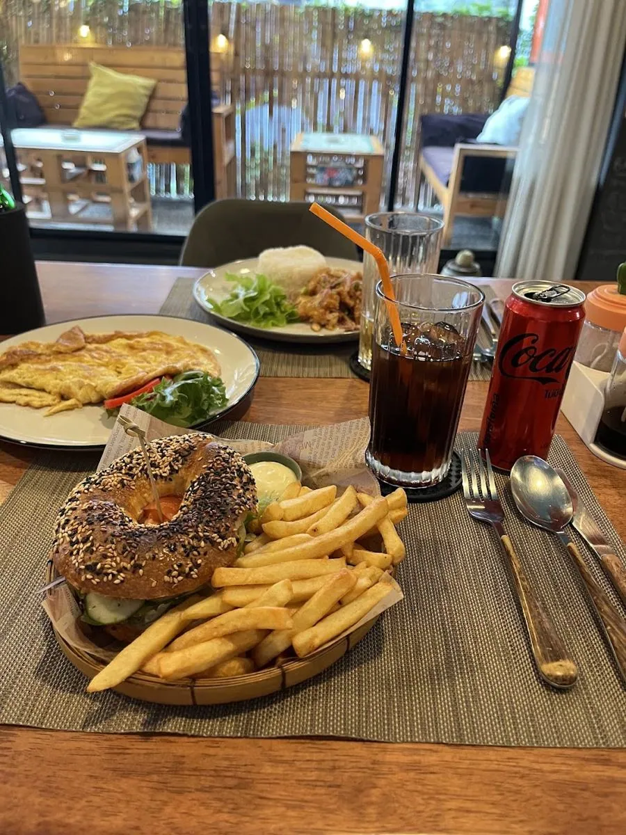 A plate of food at Crash, Kamala